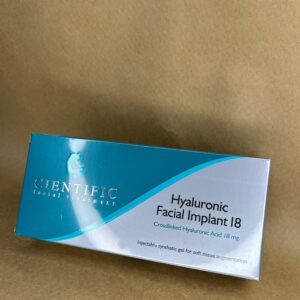 ÁCIDO HIALURÔNICO PREENCHEDOR CIENTIFIC HYALURONIC FACIAL IMPLANT 18MG - 1ML
