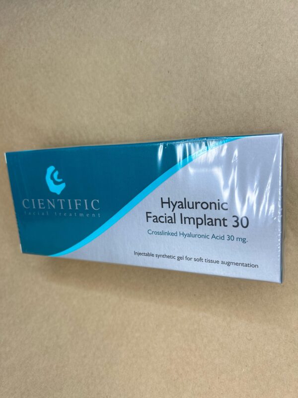 ÁCIDO HIALURÔNICO PREENCHEDOR CIENTIFIC HYALURONIC FACIAL IMPLANT 30MG 1ML